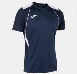 Joma CHAMPIONSHIP VII SHORT SLEEVE T-SHIRT dressz / póló tengerészkék fehér 2XL