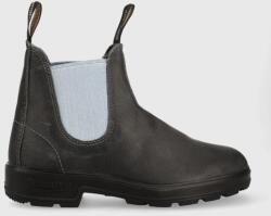 Blundstone magasszárú cipő velúrból 2209 szürke, női, téliesített, lapos talpú - szürke Női 40