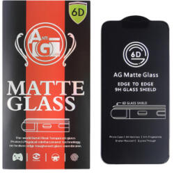 MG AntiGlare Full Glue mat sticla temperata pentru iPhone 15 Plus, negru