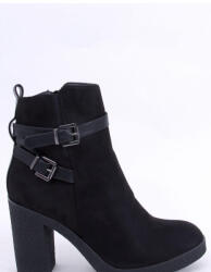 Inello Botine cu toc Inello, Model 172292, Negru