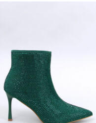 Inello Botine cu toc Inello, Model 190462, Verde