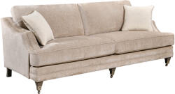 London House Canapea Belvedere 4 locuri catifea Chenille Mink - Fix (VL154) Canapea