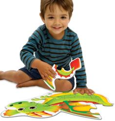 The Learning Journey Primul Meu Puzzle De Podea - Dragon (TLJ104750) - pandytoys Puzzle