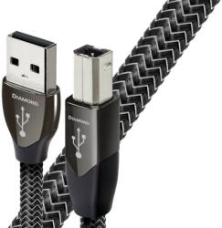 AudioQuest Cablu USB A-B AudioQuest Diamond, DBS Black, Solid 100% Silver 3m