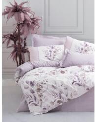 Cottonbox Lenjerie pat dublu100% bumbac ranforce 4 piese model floral Nadia Lilac, Cotton Box Lenjerie de pat