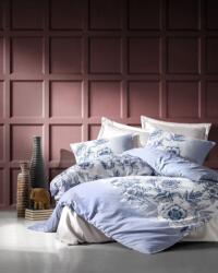 Cottonbox Lenjerie de pat King bumbac 100% Satin Deluxe Cotton Box Alissa Navy Lenjerie de pat