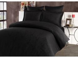 Şaheser Lenjerie de pat dublu premium 100% Bumbac Satinat King Supreme, Saheser Nev Black Lenjerie de pat