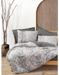 Cottonbox Lenjerie pat dublu100% bumbac ranforce 4 piese model Cotton Box, Odin Brown Lenjerie de pat