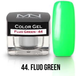 Mystic Nails Színes Zselé - 44 - Fluo Green - 4g
