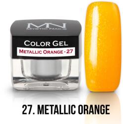 Mystic Nails Színes Zselé - 27 - Metallic Orange - 4g