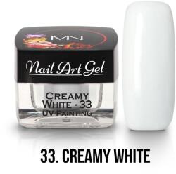 Mystic Nails Festő Színes Zselé - 33 - Creamy White (HEMA-free) - 4g