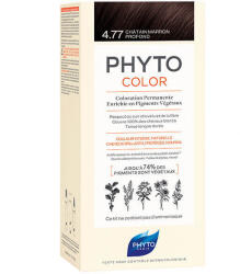 PHYTO Color, vopsea de păr, 4.77 maro castaniu, 50 ml