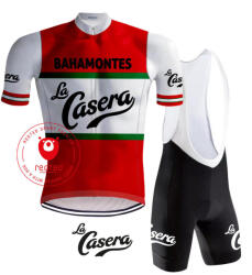 REDTED Retro kerékpáros ruházat La Casera - REDTED 2XL színes