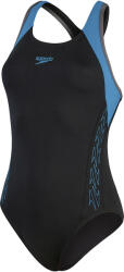 Speedo Hyperboom Splice Flyback női egyrészes fürdőruha 32 fekete|kék