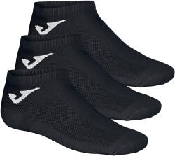 JOMA Uniszex zokni, Joma Invisible 3PPK Socks, fekete 35 fekete