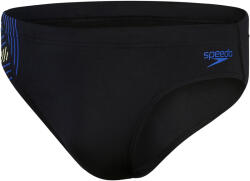 Speedo Férfi Speedo Tech Panel 7 cm Brief úszónadrág 28 fekete|kék