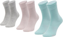 Skechers Uniszex zokni, Skechers 3PPK Mesh Ventilation Socks, sokszínű 43 színes