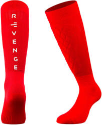 R-EVENGE Felnőtt Crossfit zokni Szilikon szivacs sípcsontvédő Kinesiotaping Red 39 fehér|vörös