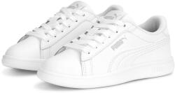 PUMA Smash 3.0 L cipő Gyerekek PUMA White Cool Light Gray fehér|szürke
