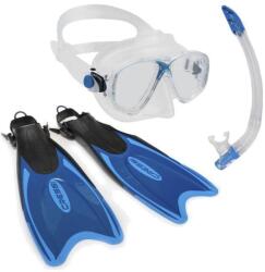 CRESSI Palau Marea Bag búvárszett maszk + snorkel + uszonyok 35 fekete|kék