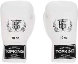 TOP KING Muay Thai Pro boxkesztyű 10 OZ fehér