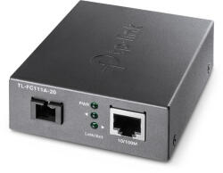 TP-Link Optikai Media Konverter WDM 100(réz)-100FX(SC) Single mód, FC111A-20
