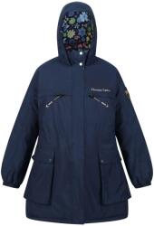 REGATTA Női hosszú vonalú vízálló kabát - Christian Lacroix Cailar Logo XL kék|mályva|szürke