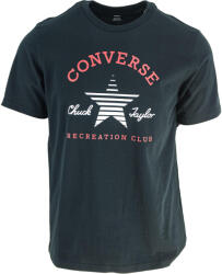 Converse Póló Converse Gf Ret Chk Grph Tee, Fekete, Unisex XS fekete