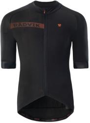 RADVIK Férfi Bravo Logo kerékpáros mez 2XL fekete|narancssárga