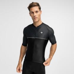 SIROKO Férfi rövid ujjú póló Cycling SIROKO M2 Mount Evans M fehér|fekete