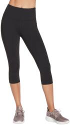 Skechers Női rövidnadrág, Skechers Go Walk High Waisted Capri Short, fekete XS fekete