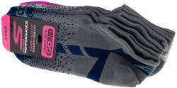 Skechers Női zokni, Skechers 3pk Womens Non Terry Low Cut, sokszínű színes
