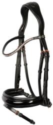 Harrys Horse Harry's Horse Lacque II angol kombinált lovagló kantár fekete