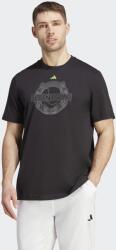 Adidas AEROREADY Tennis Graphic Tee S fekete