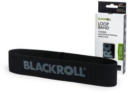 BLACKROLL LOOP BAND- TEXTILBE SZŐTT GUMIHUROK (EXTRA STRONG) 5 G fekete