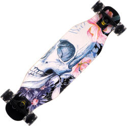 Action Longboard Action One, 80 x 20 cm, fehér, Half Face fehér|kék