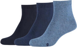 Skechers Női zokni, Skechers 3PPK Wm Casual Quarter Socks, sötétkék 39 kék