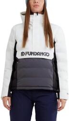 FUNDANGO Everett Padded Anorak női síkabát - fehér L fehér|fekete