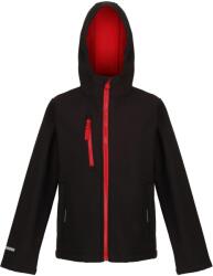 Regatta Gyermek softshell kabát Ablaze 3 rétegű 7/8 EVES fekete|vörös