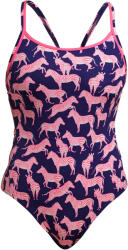 Funkita Diamond Back One Piece női egyrészes fürdőruha S rózsaszín