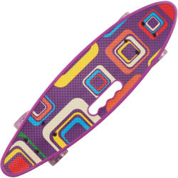 Action Penny board Hordozható ABEC-7, PU, alumínium, Geometrical bordó|vörös