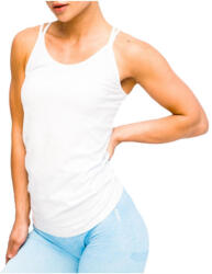 GYM HERO Női rövid ujjú póló, GymHero L. A Classic Basic Tee, fehér S fehér
