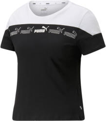 PUMA Around the Block Tee Női PUMA Black White L fehér|fekete