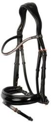 Harrys Horse Harry's Horse Lacque II angol kombinált lovagló kantár COB fekete