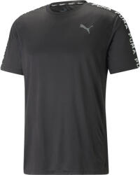PUMA Póló Puma Fit Taped, Fekete, Férfiak S fekete
