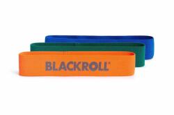 BLACKROLL LOOP BAND Set- TEXTILBE SZŐTT GUMIHUROK SZETT (3ELLENÁLLÁS) 10 G kék|zöld