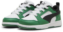 PUMA Rebound V6 Lo kisgyermek cipők PUMA White Black Archive Green fehér|fekete|zöld