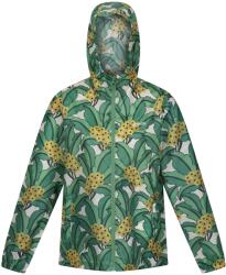 REGATTA Női Orla Kiely Tropical Floral Packaway vízálló kabát S zöld