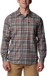 Columbia Silver Ridge Utility Lite Plaid Long Sleeve Shirt férfi túraing - szürke L barna|szürke|vörös