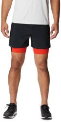 COLUMBIA M Endless Trail 2 In 1 Short férfi sport rövidnadrág - fekete 36 fekete